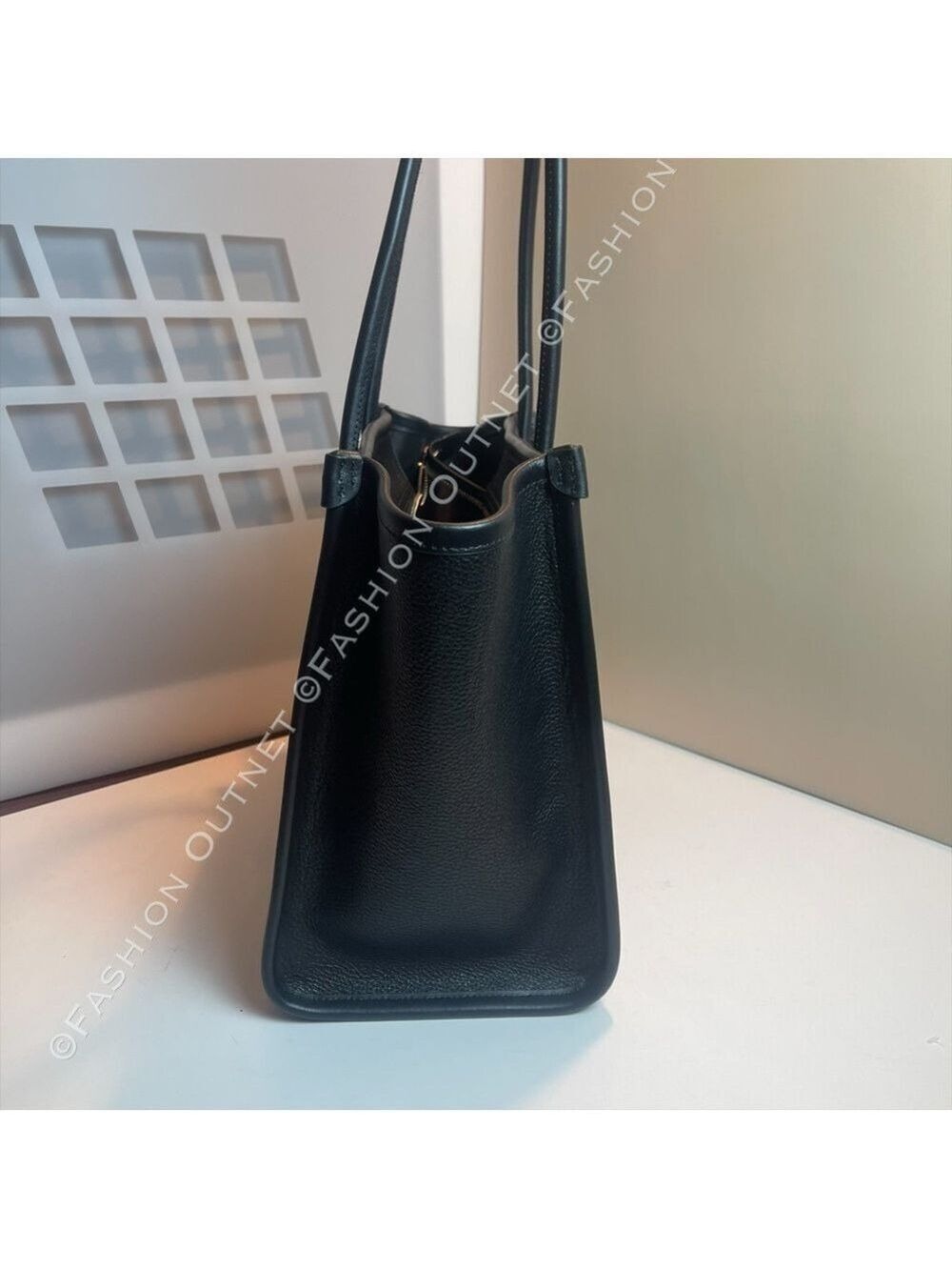 NWT Kate Spade Ella Large Tote Black Pebbled Leather Laptop Bag Workwear Chic - Picture 13 of 16